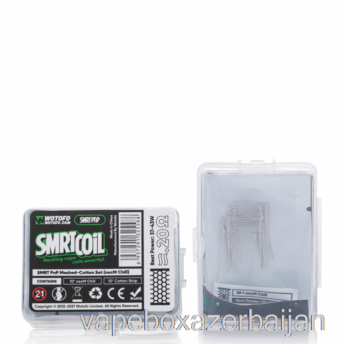 E-Juice Vape Wotofo SMRT Cotton Set [COTTON SET] nexMESH CHILL